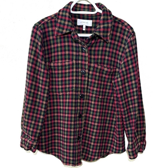 The GREAT. Shirt Shacket Plaid - Picture 1 of 8